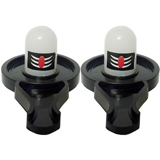 Water Sensor Shivling With LED Light | Set of 2 Pcs Automatic Water Abhishek Shivling For Puja &amp;amp;amp;amp;amp;amp;amp; Home Temple