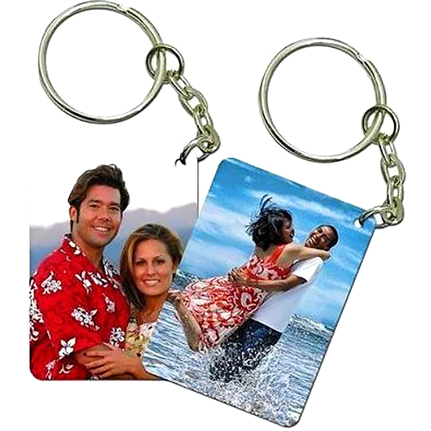 Customized Printed PVC Card Keychain | Personalized Photo &amp; Name Keychain | Custom Key Ring