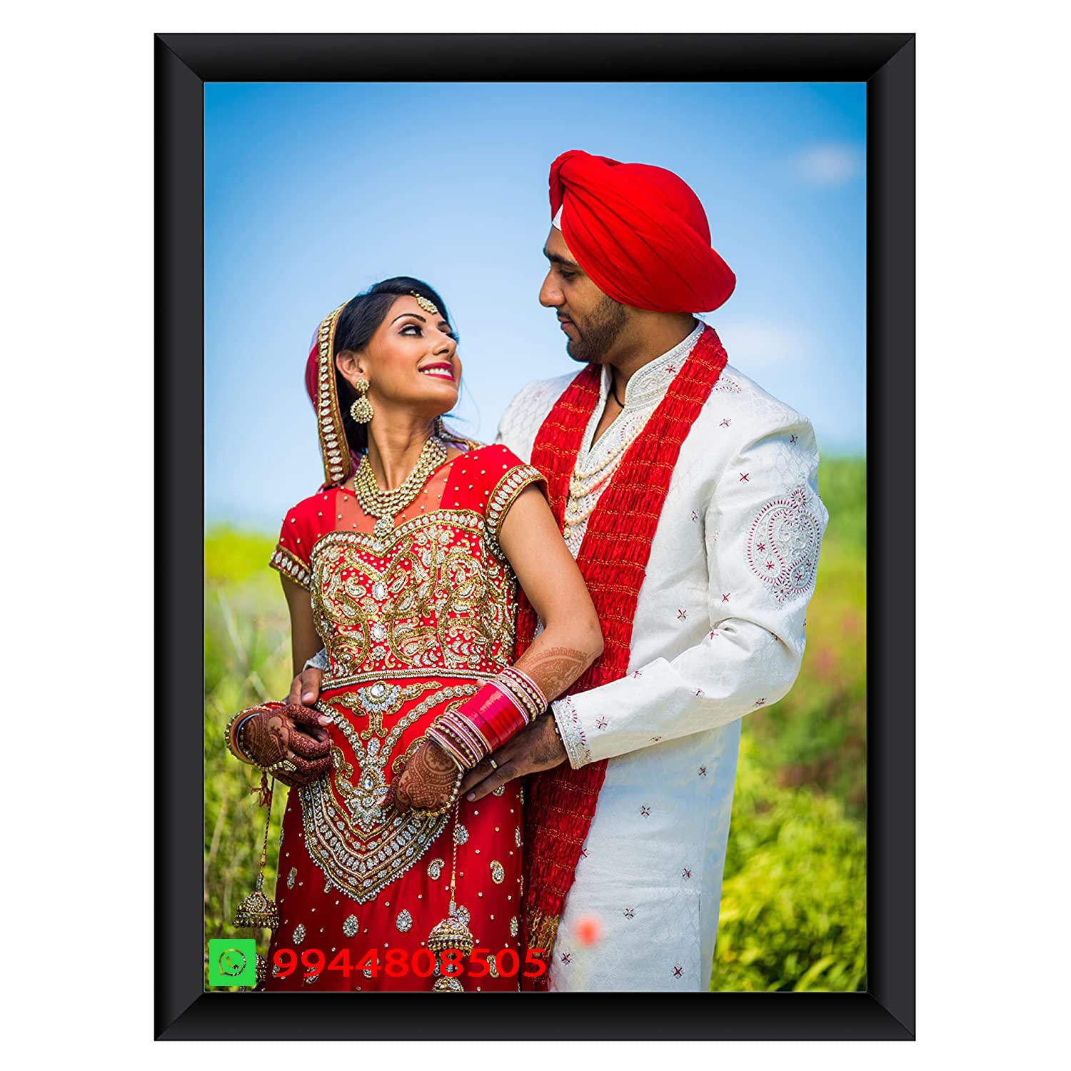 Photo With Frame 12x18 Size | Personalized Photo Frame | High Quality Photo Printing